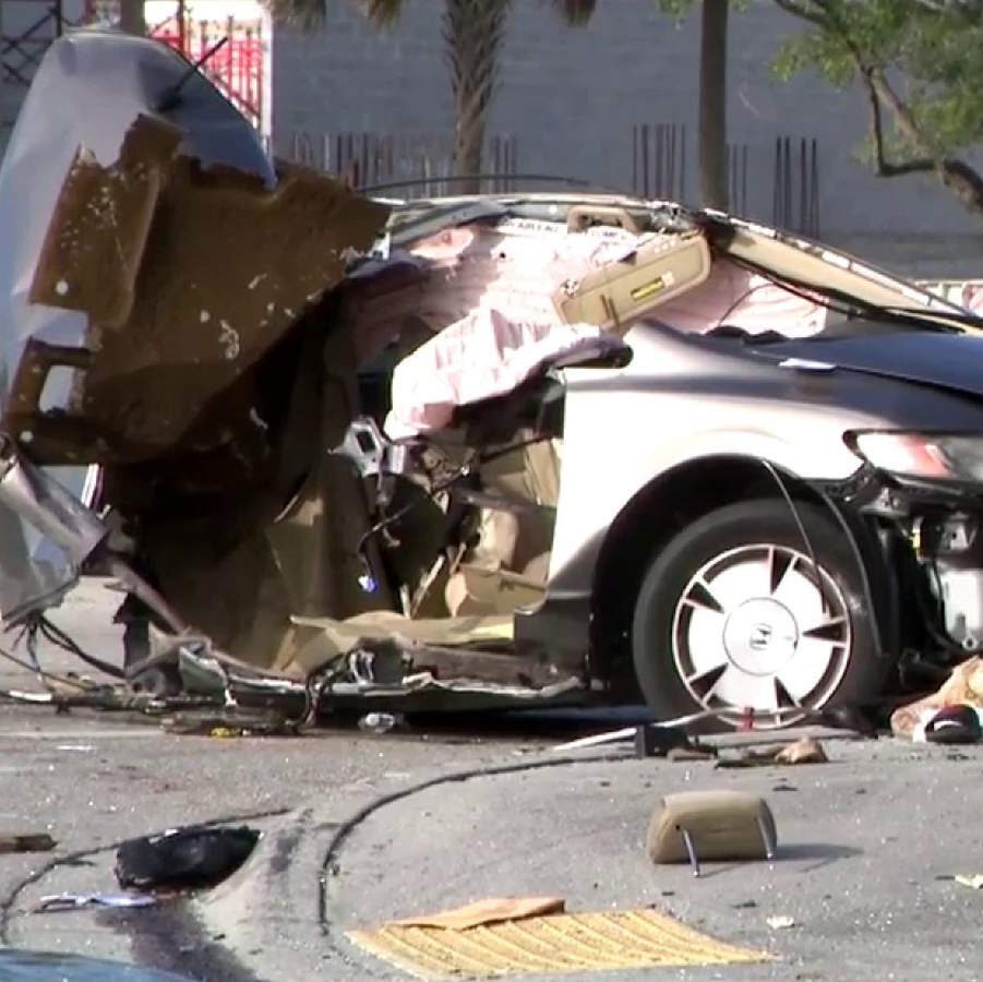 SUV slams into sedan in Plantation, killing 2 people inside