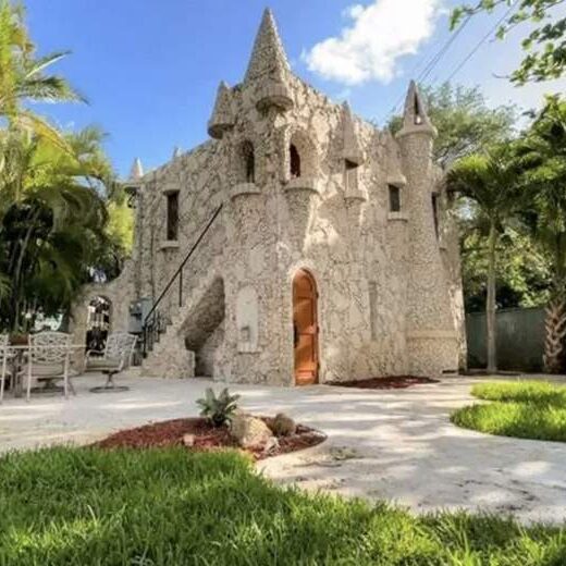 A tiny castle built nearly 100 years ago is on sale in Fort Lauderdale