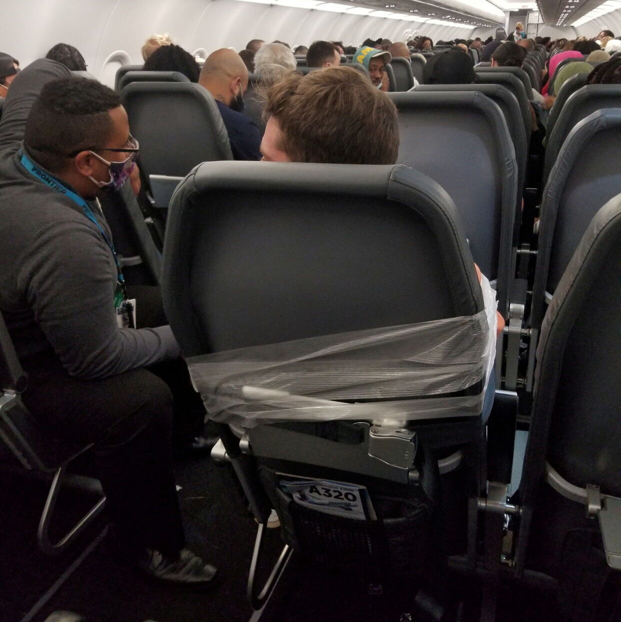 Frontier Airlines Passenger Taped To Seat After Allegedly Groping Two